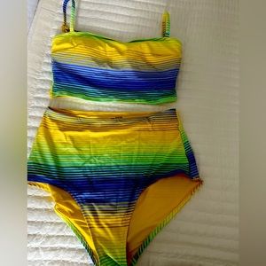 Aerie bathing suit barley worn